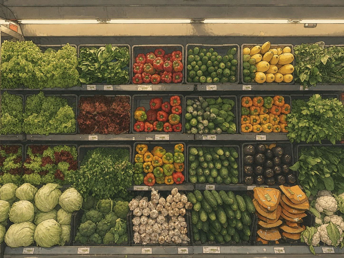 The modern grocery store - and much of life as we know it today - only became possible after the industrial revolution.