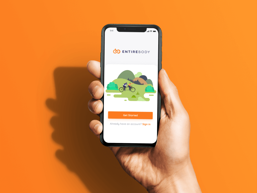 Entirebody – UI/UX & brand identity