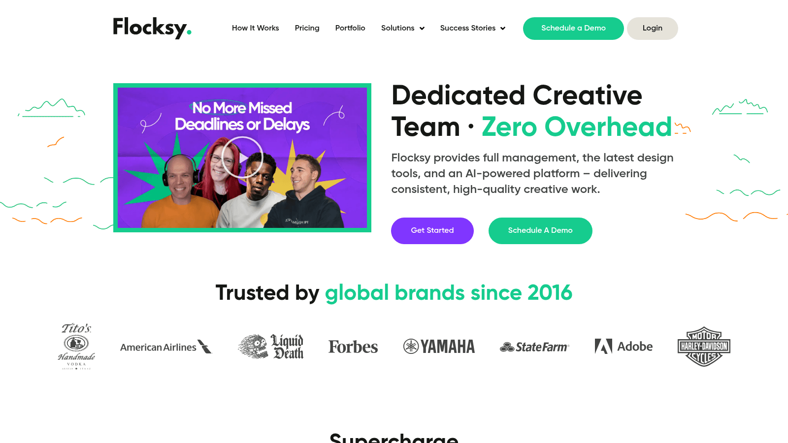 Flocksy as one of the best monthly graphic design services