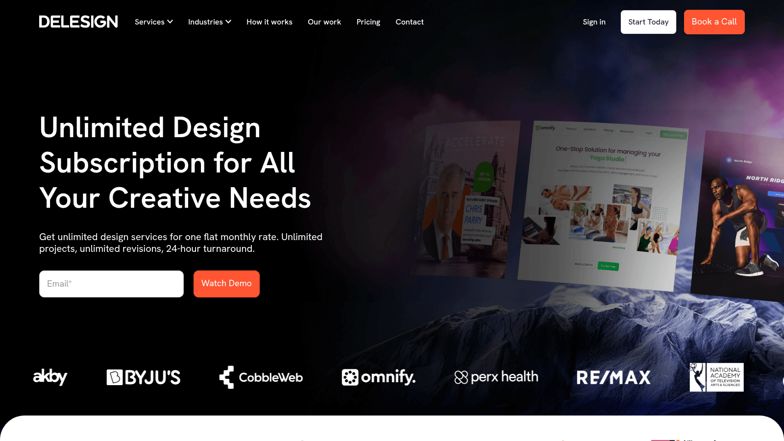 Delesign as one of the best monthly graphic design services