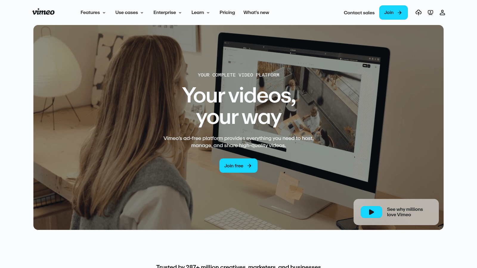 Vimeo as one of the best video marketing services