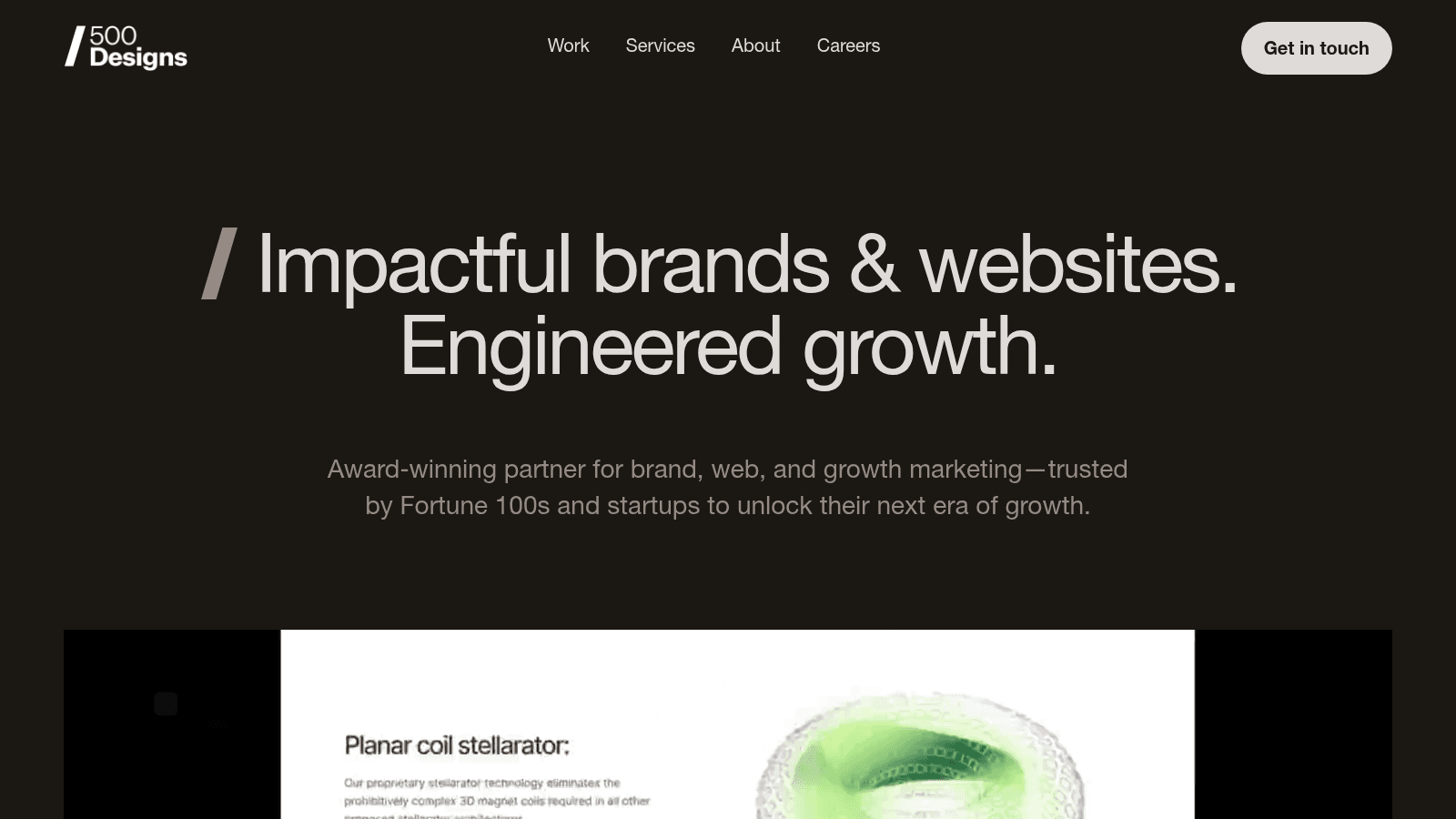 500 Designs as one of the best ecommerce website design companies