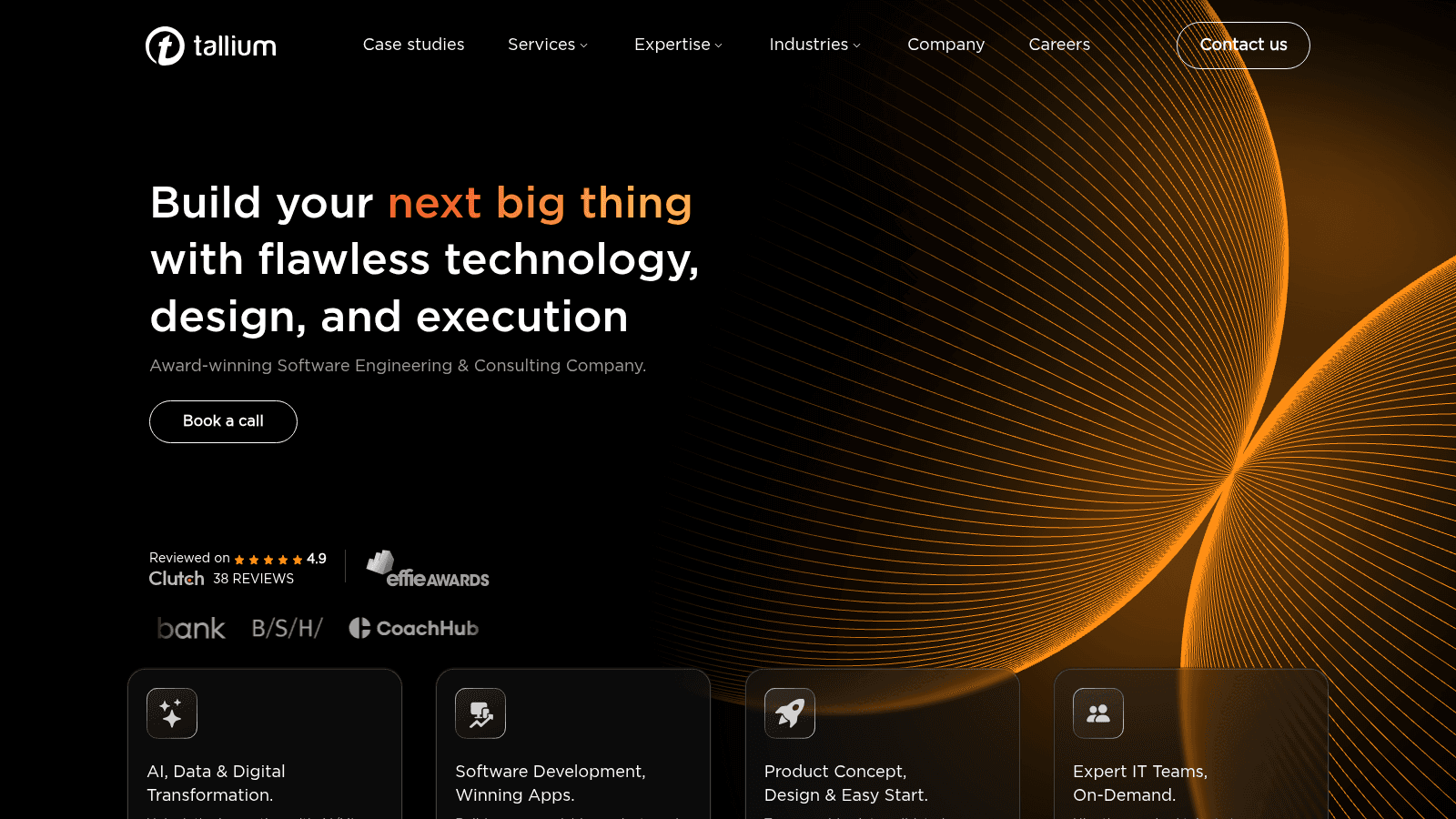 Tallium as one of the best mobile app design services