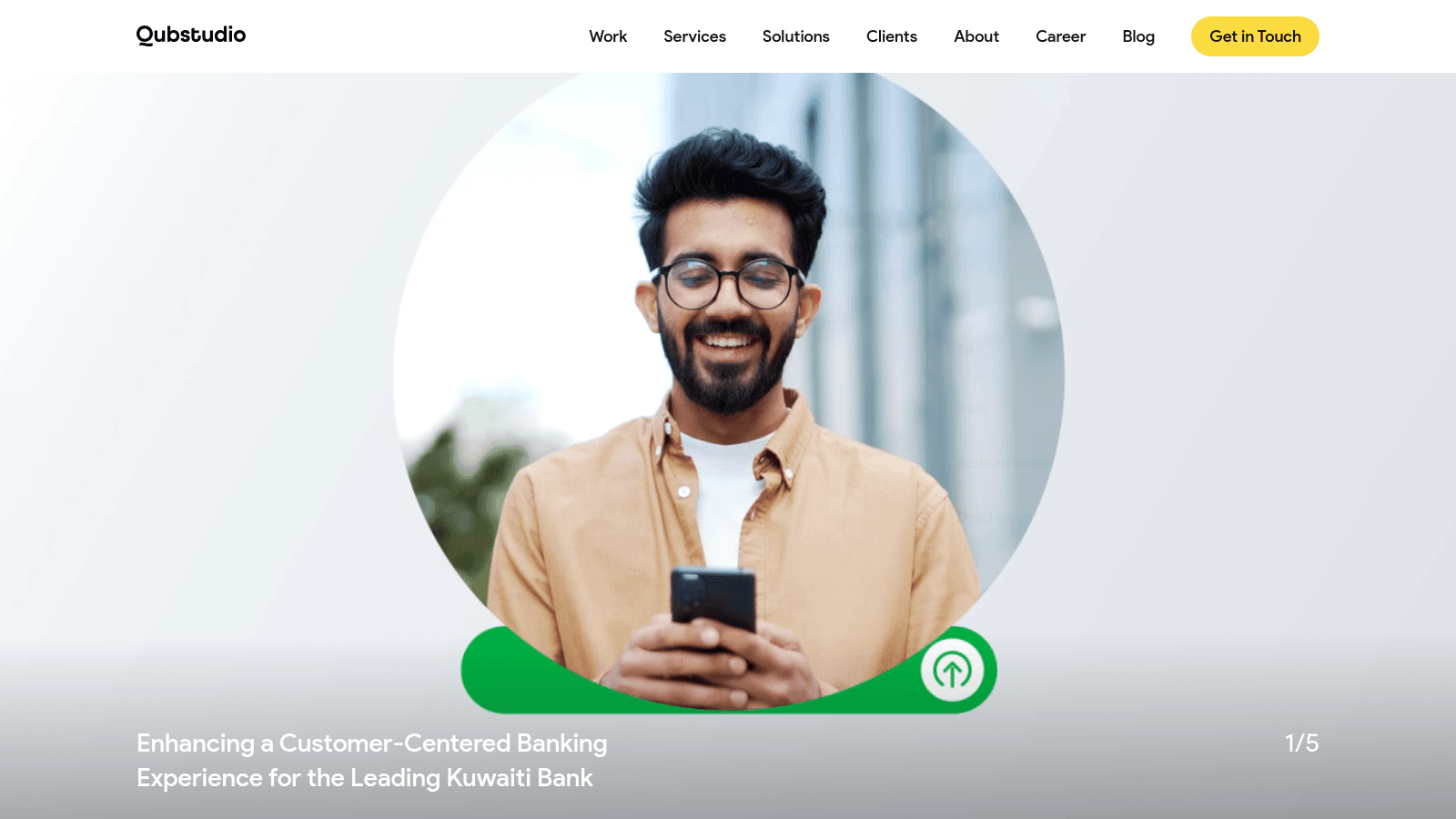 Qubstudio as one of the best mobile app design services