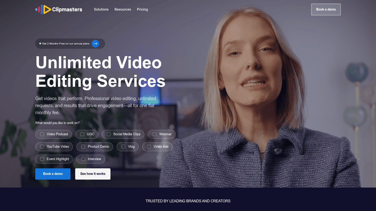 Clipmasters as one of the best video editing services