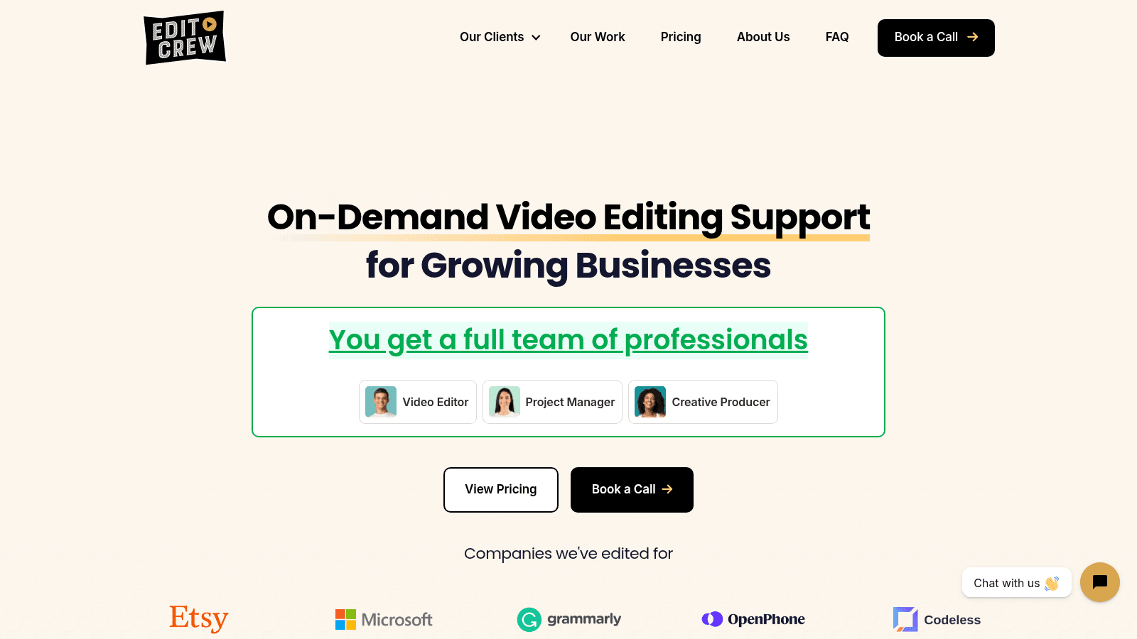 Edit Crew as one of the best video editing services