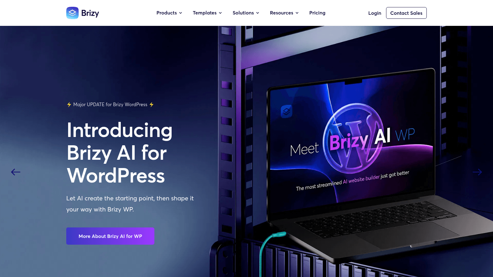 Brizy as one of the best white label web design services