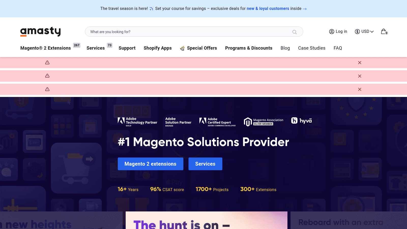 Amasty as one of the best website redesign services