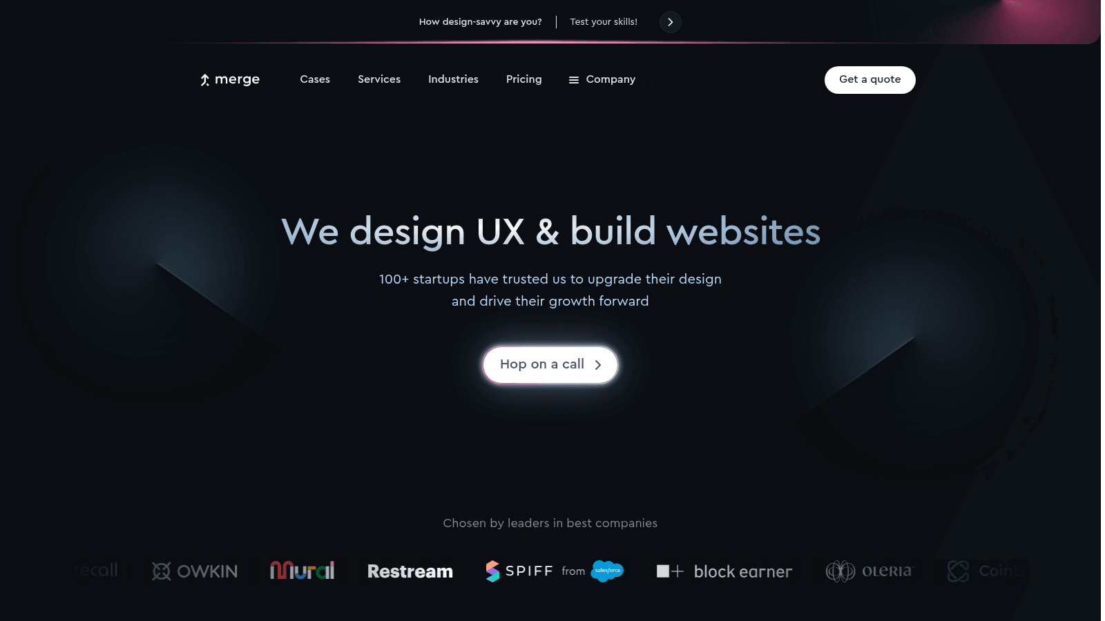 Merge Rocks as one of the best SaaS design services