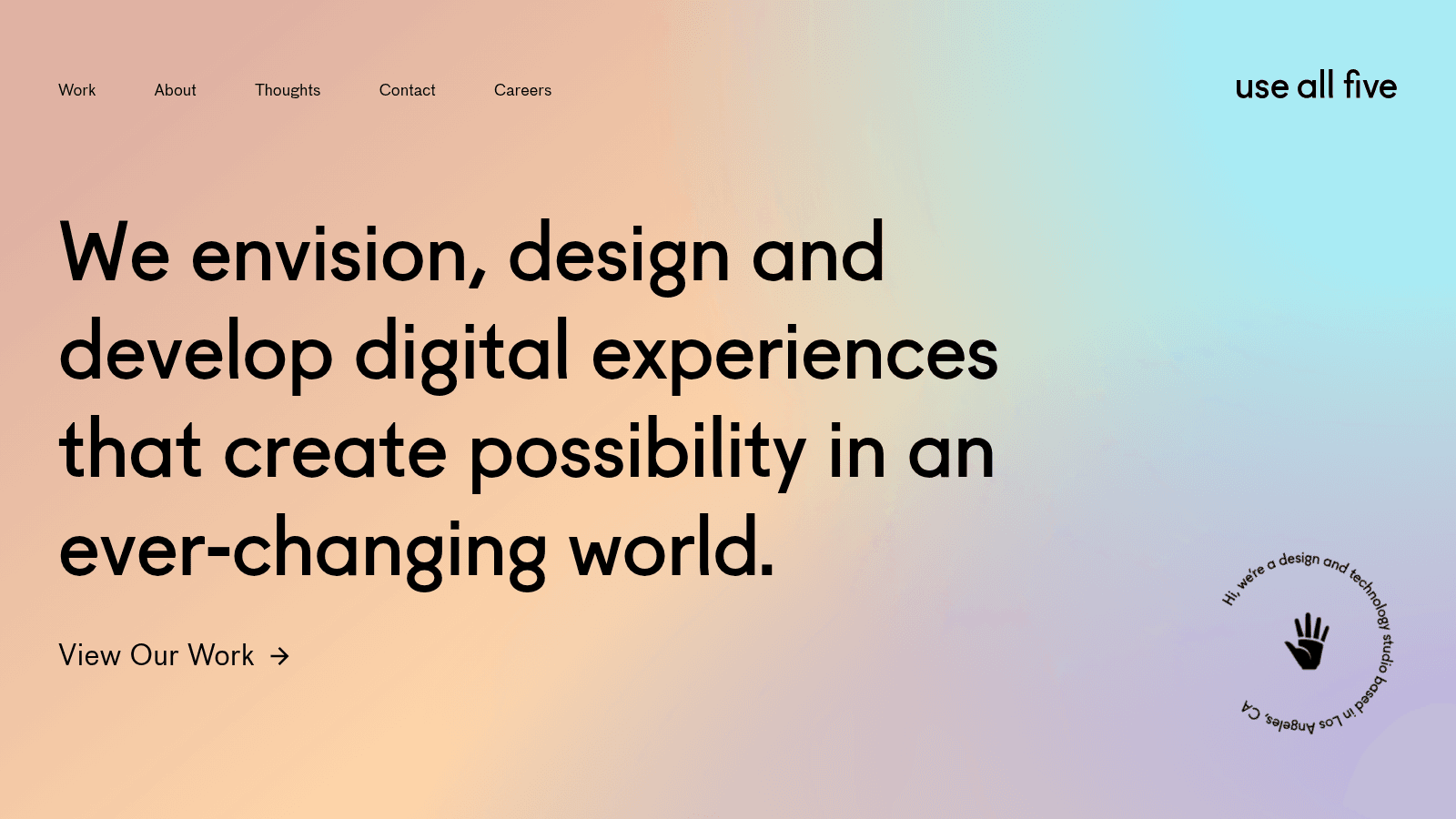 Use All Five as one of the top interactive design agencies