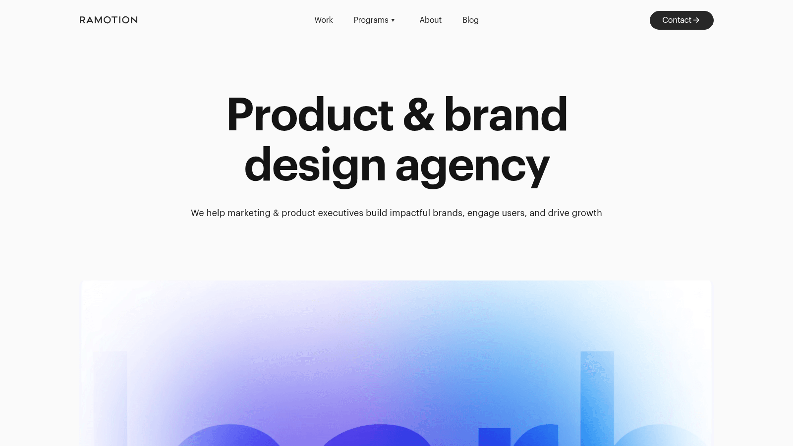 Ramotion as one of the top logo design agencies