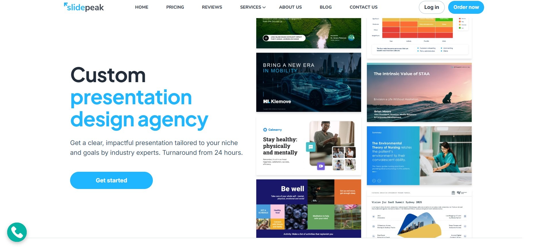 SlidePeak as one of the top pitch deck design agencies