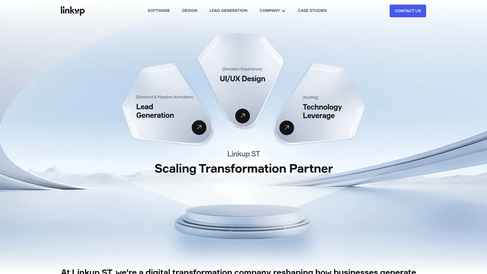 Linkup ST as one of the best AI design agencies
