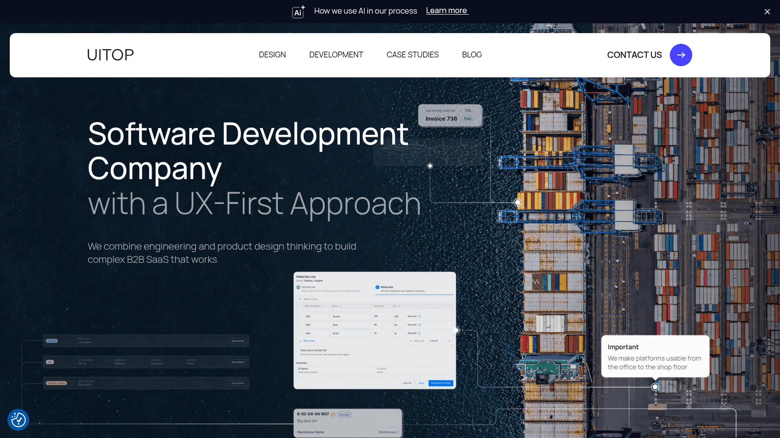 UITOP as one of the best AI design agencies