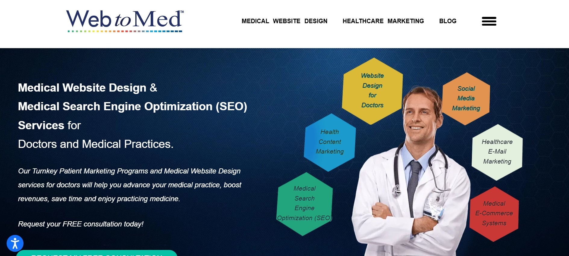 WebToMed as one of the top healthcare web design agencies