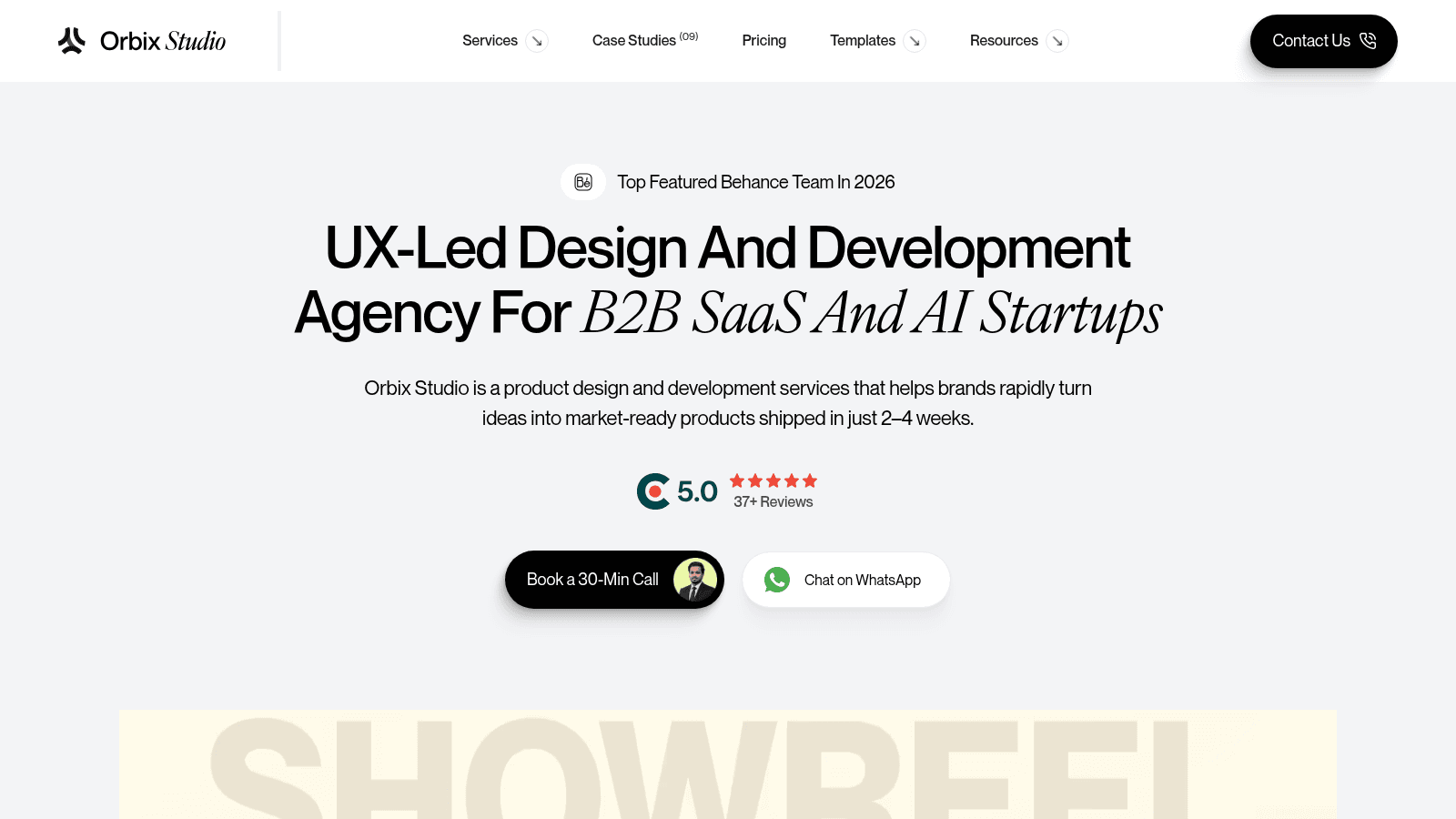 Orbix Studio as one of the top healthcare web design agencies