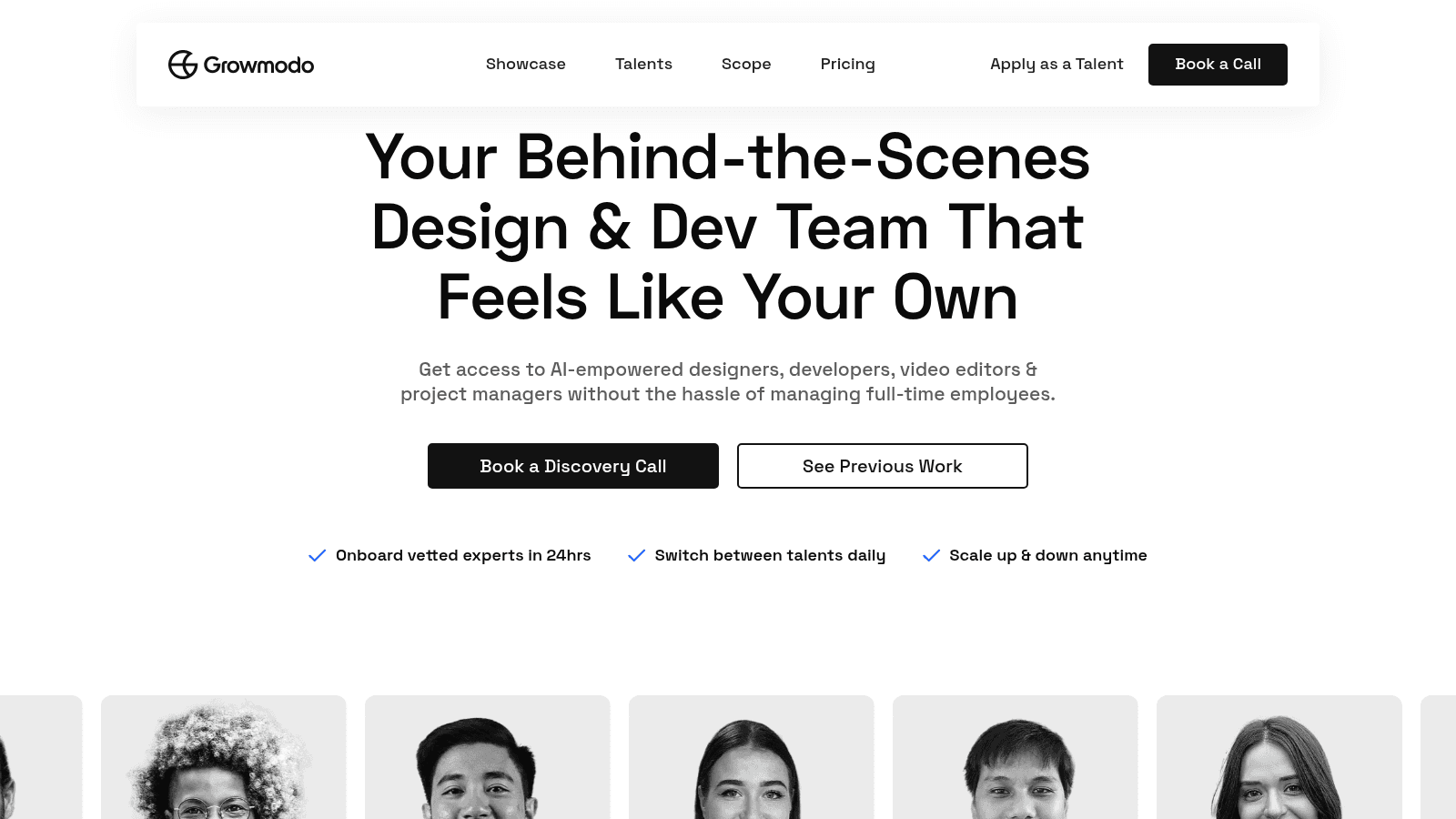 Growmodo as one of the best design marketing agencies for business in 2026