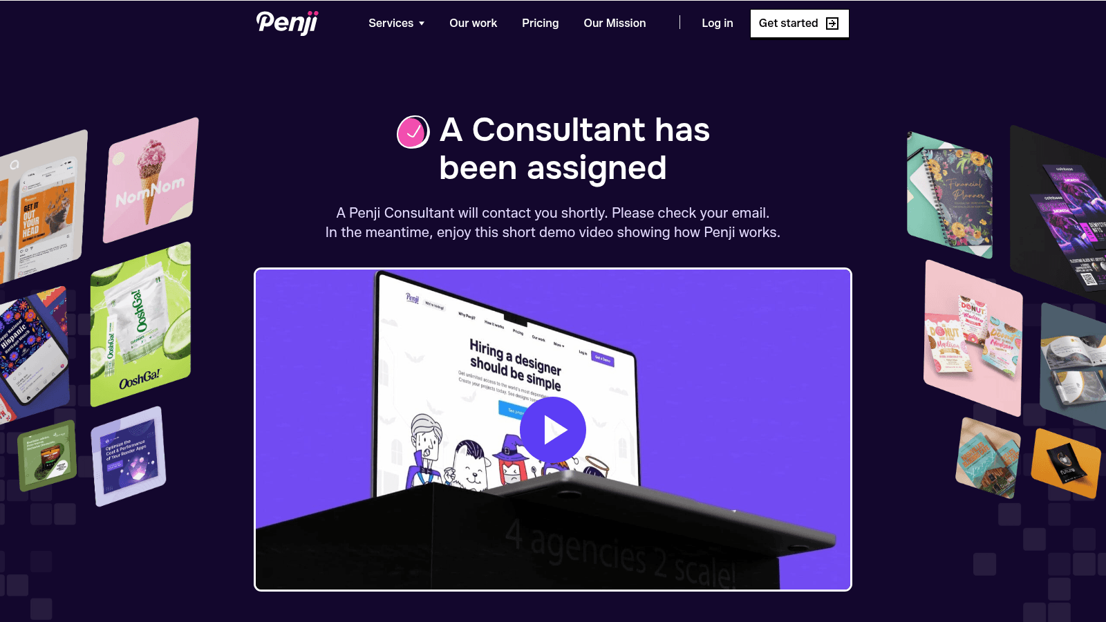 Penji as one of the best design marketing agencies for business in 2026