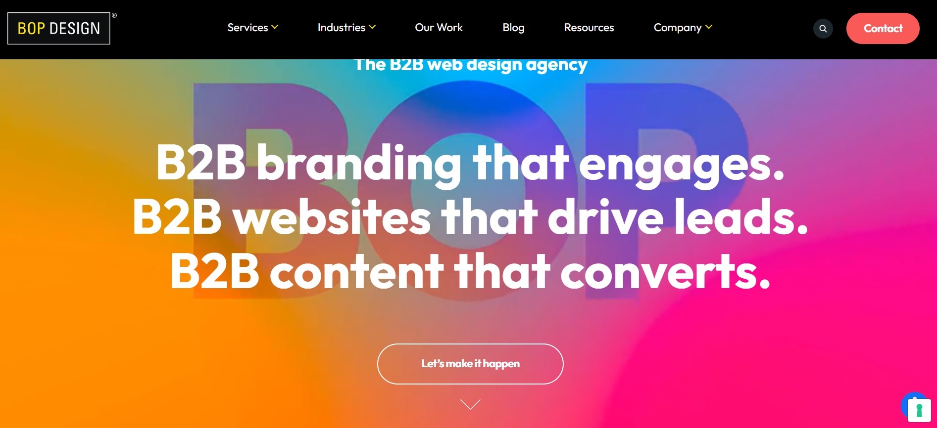 Bop Design as one of the top wordpress design agencies