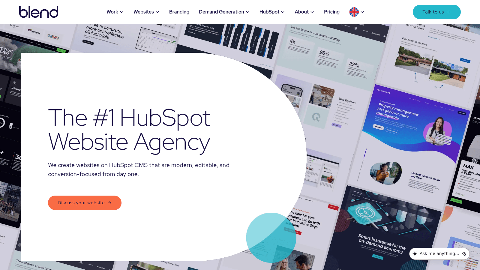 Blend Marketing as one of the top hubspot website design agencies