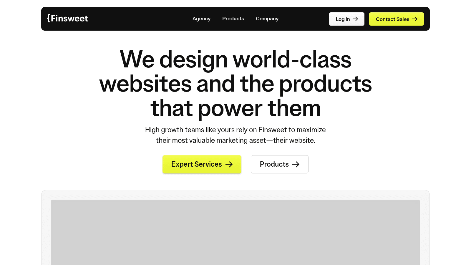 Finsweet as one of the top webflow design agencies