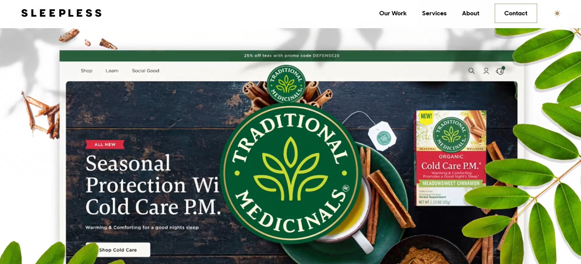Sleepless Media as one of the top shopify website design agencies
