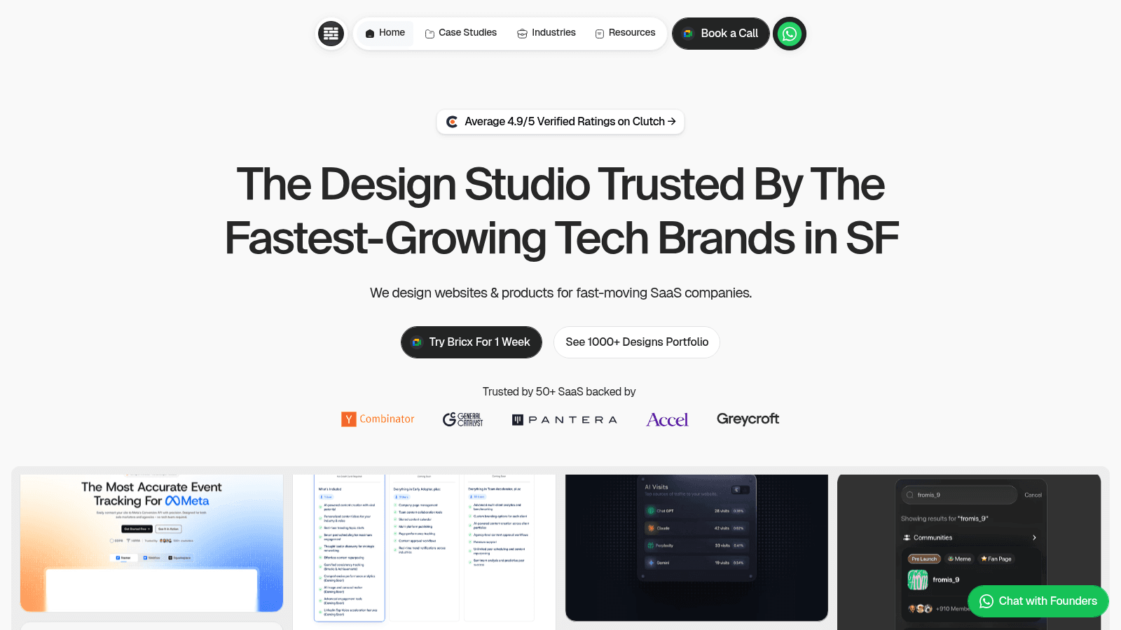 BRICX as one of the top framer agencies