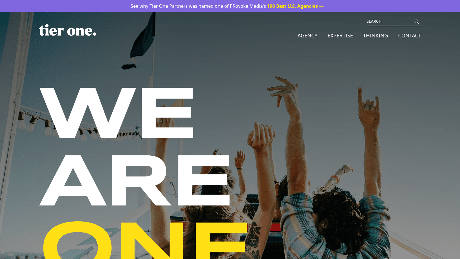 Tier One Partners as one of the top web design agencies Boston
