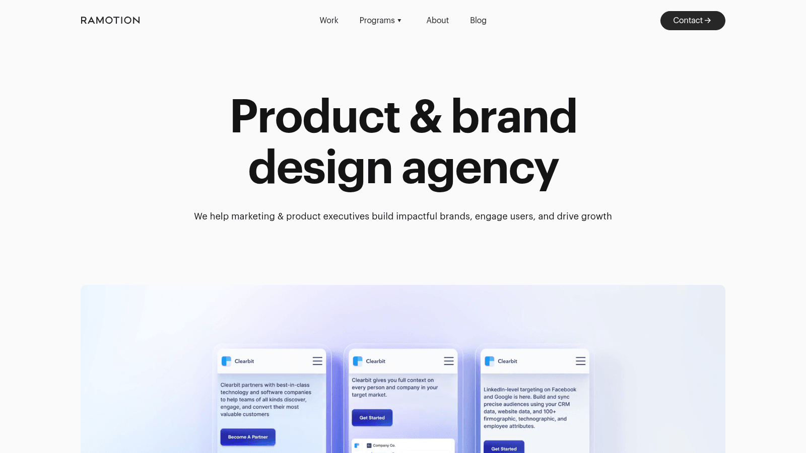 Ramotion as one of the top graphic design agencies in Atlanta