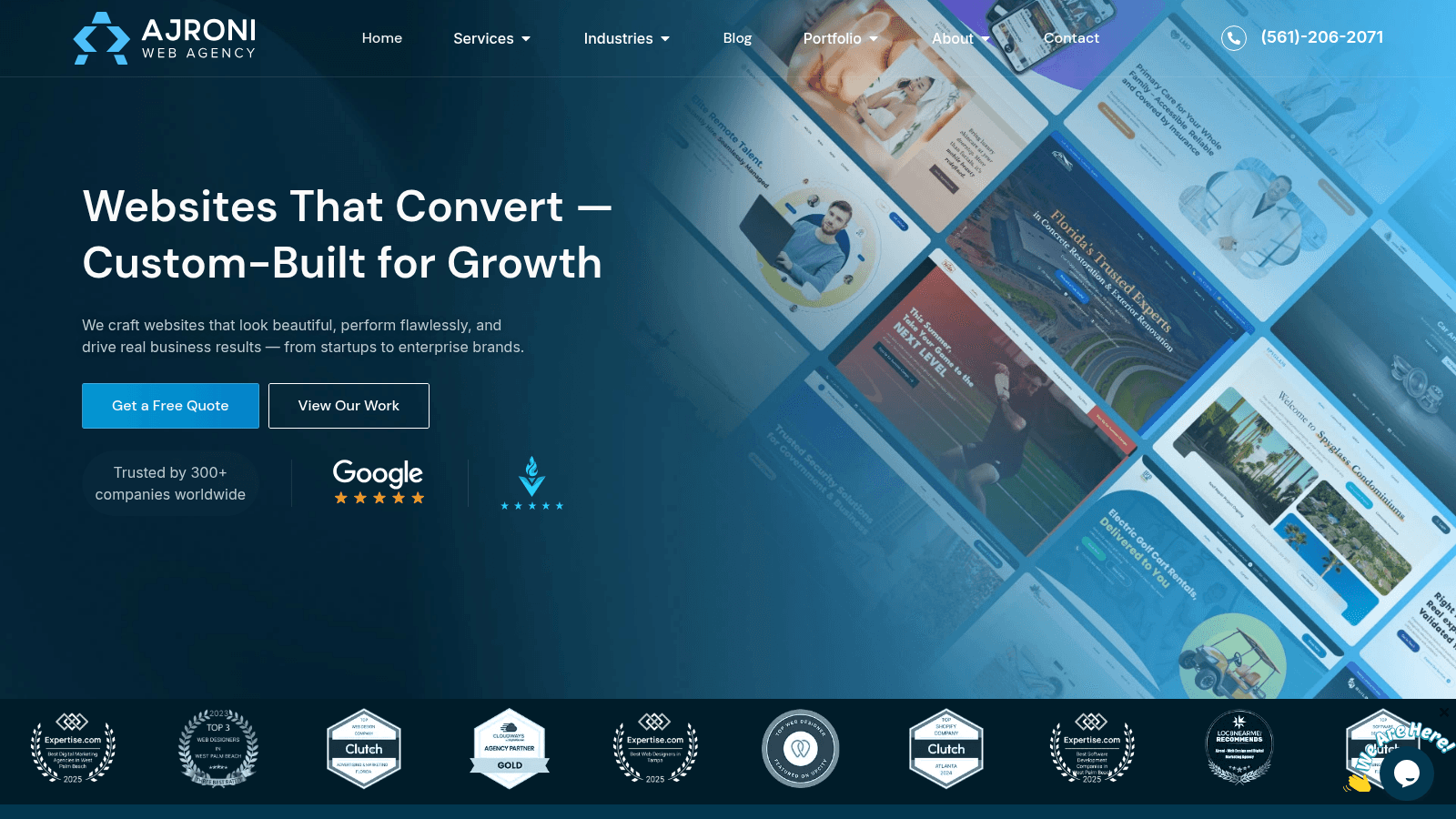 Ajroni as one of the top web design agencies Atlanta to hire