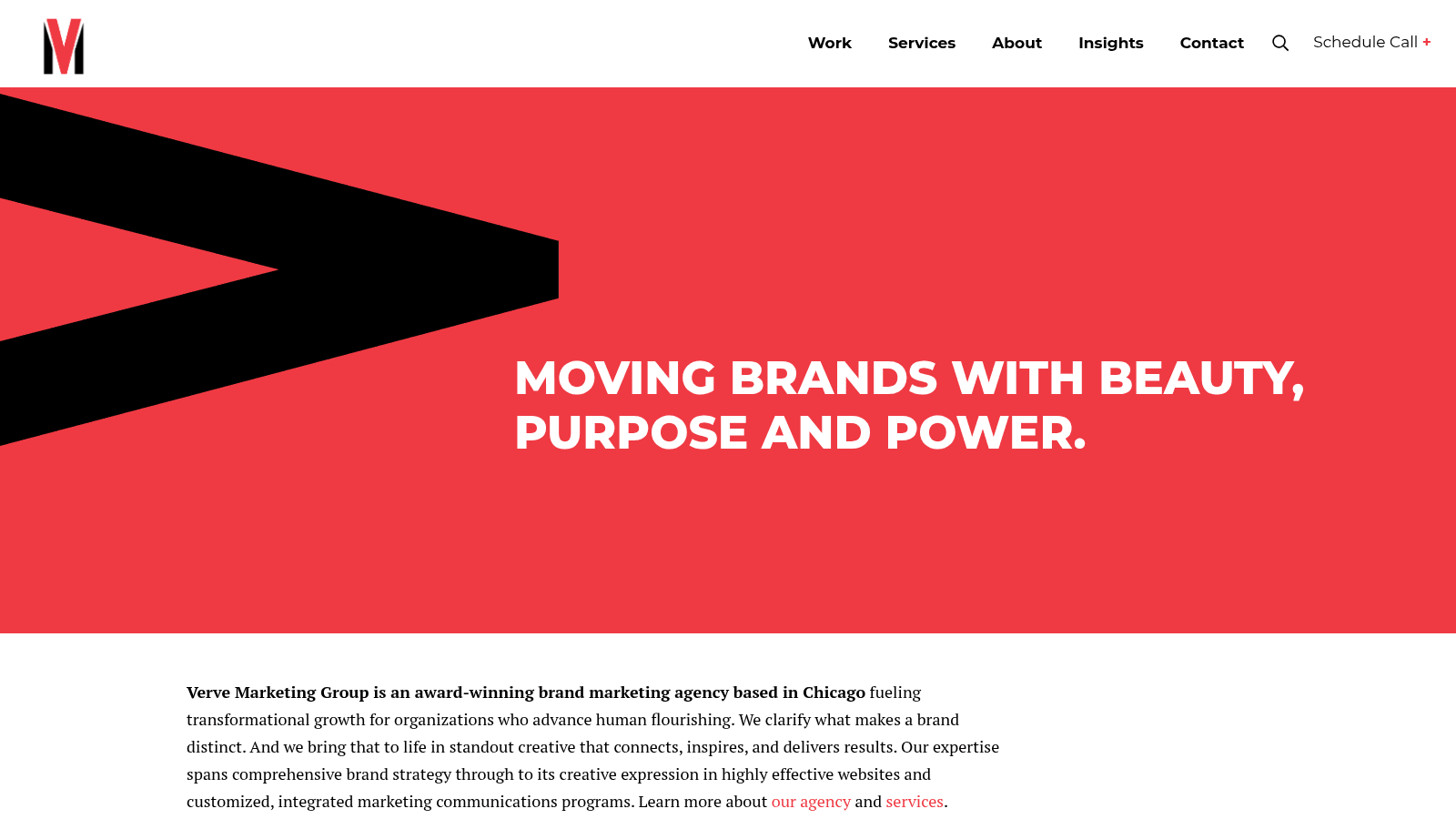 Verve Marketing Group as one of the top design agencies in Chicago