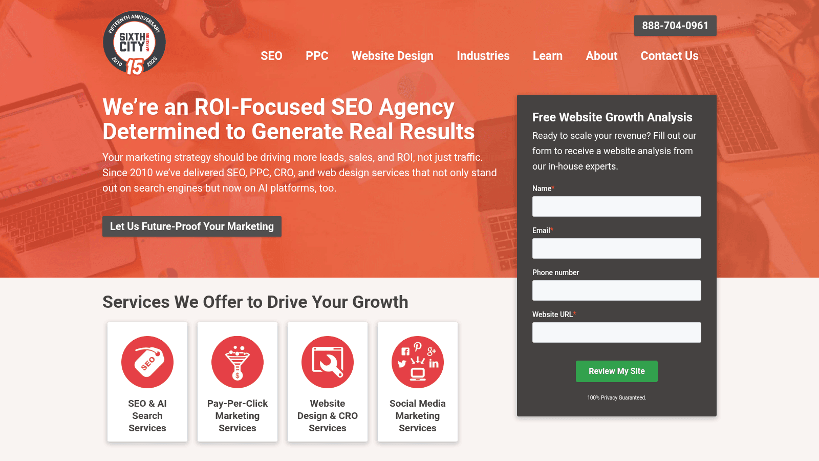 Sixth City Marketing as one of the top web design agencies Chicago to hire