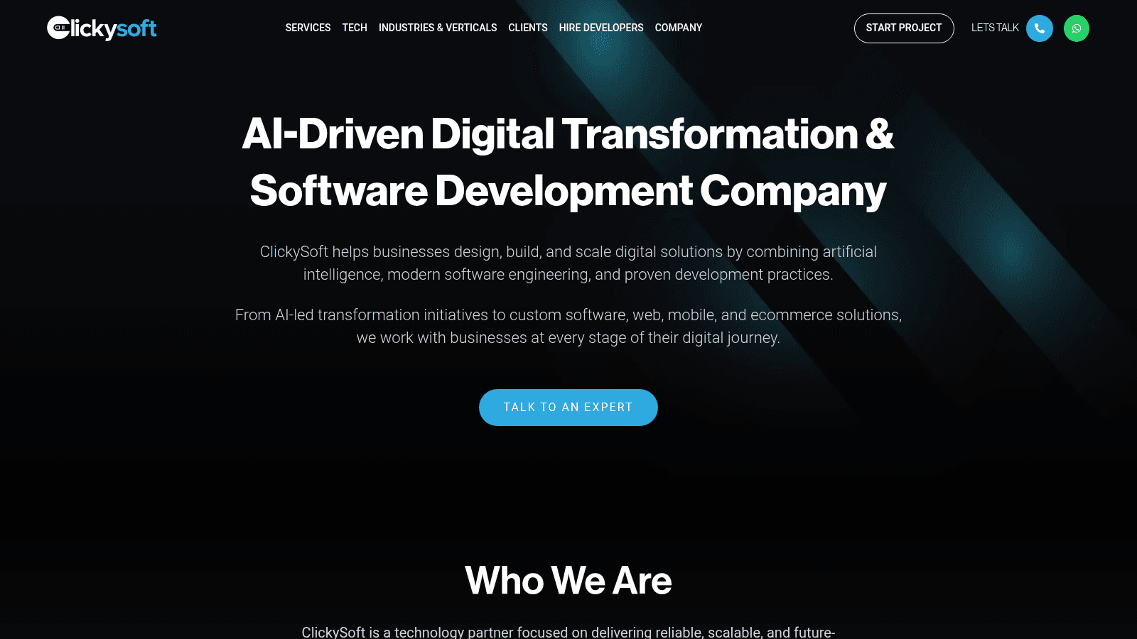 Clickysoft as one of the top design agencies in Houston Texas
