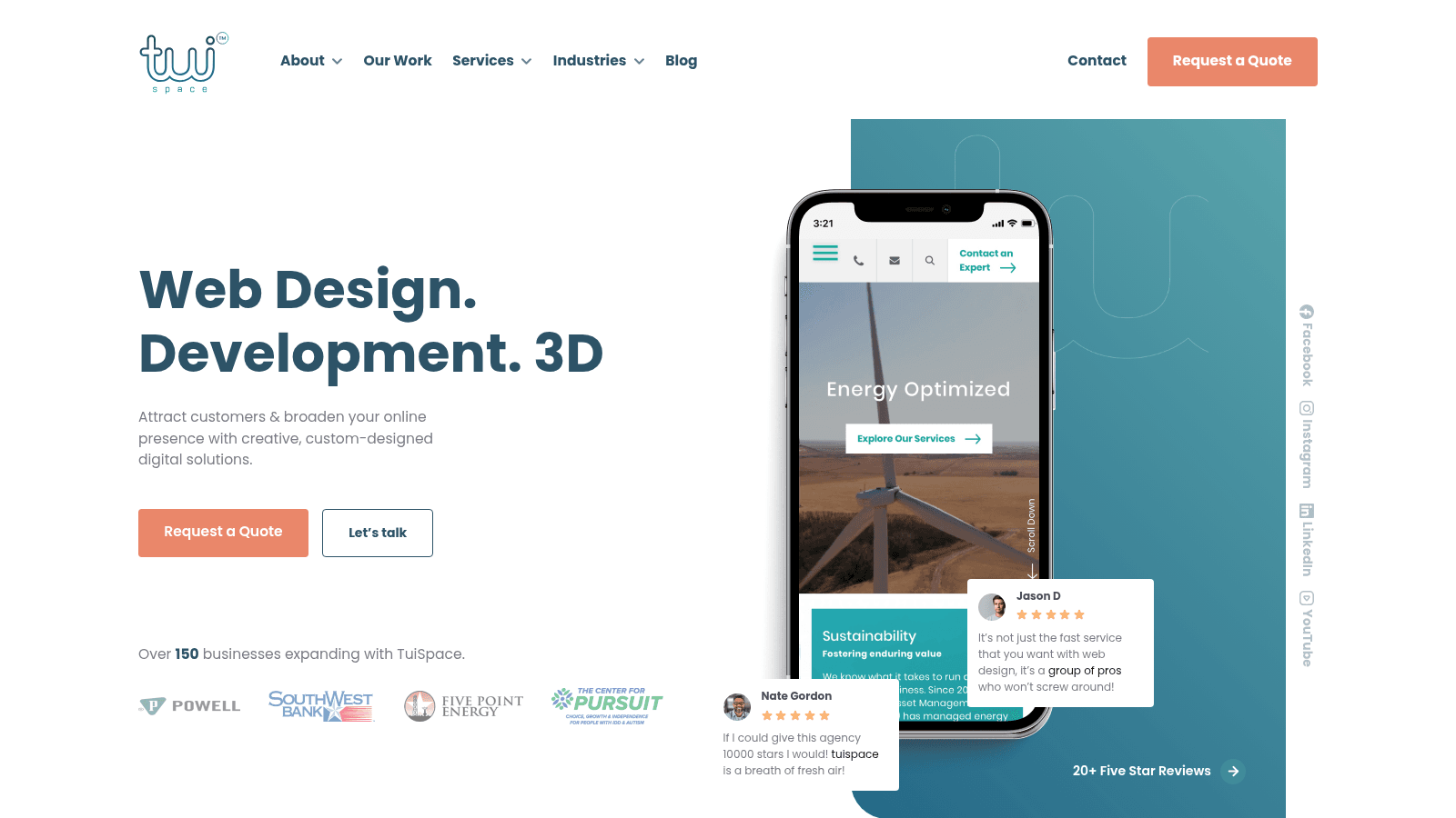 TuiSpace as one of the top design agencies in Houston Texas
