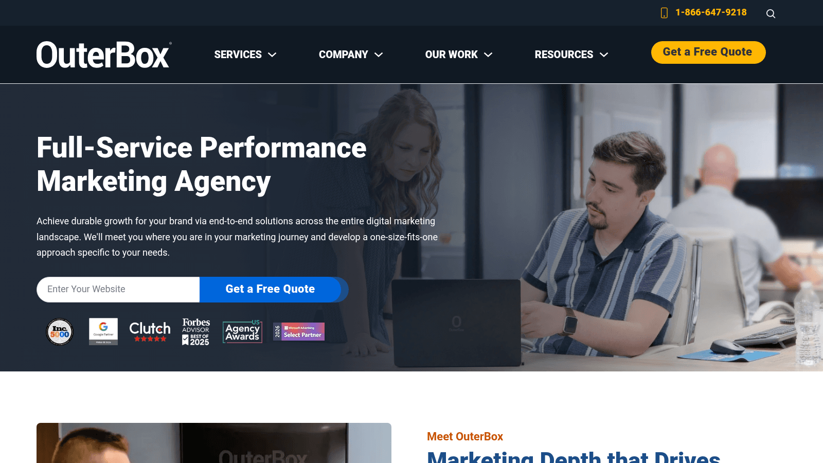 OuterBox as one of the best web design agencies Houston