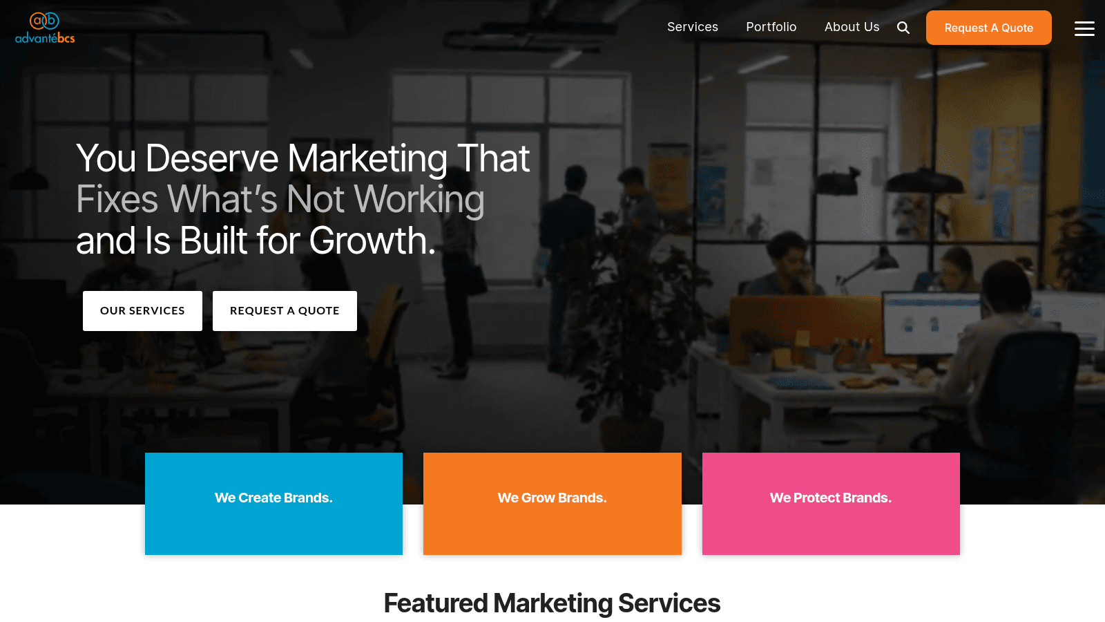 Advante-BCS as one of the top web design agencies in Virginia
