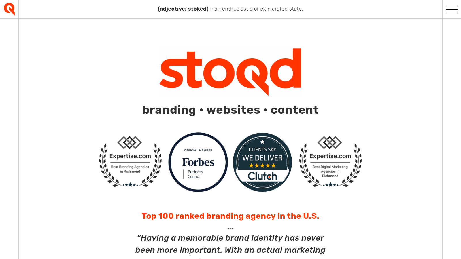 Stoqd as one of the top web design agencies in Virginia
