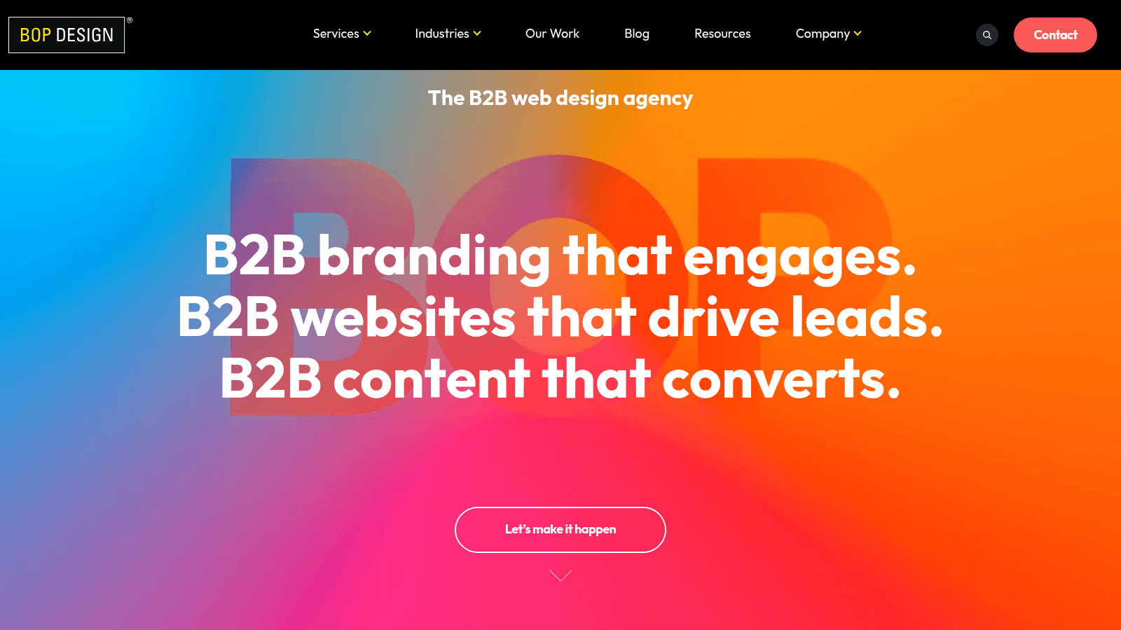 Bop Design as one of the design agencies in San Diego