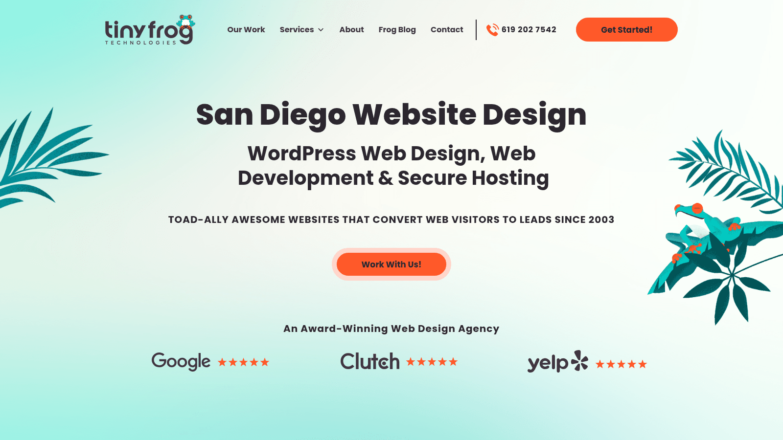 Tiny Frog as one of the design agencies in San Diego