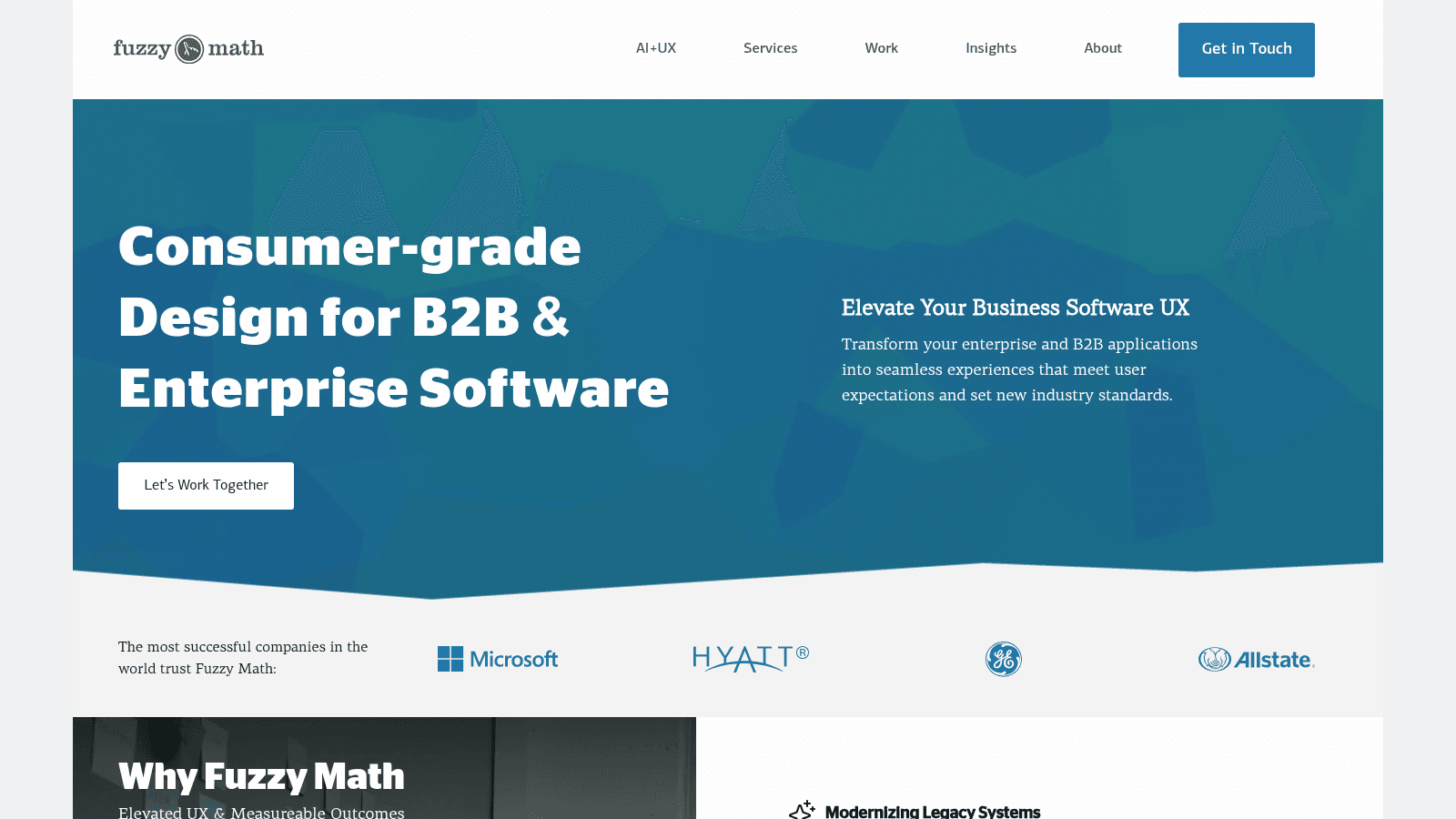 Fuzzy Math as one of the design agencies in San Diego