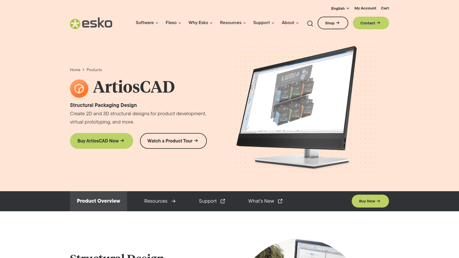 Esko ArtiosCAD as top product design software