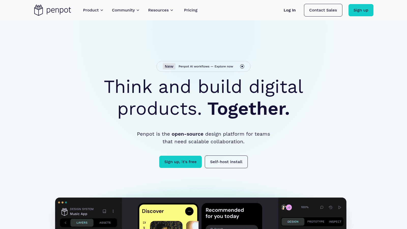 Penpot as top product design software