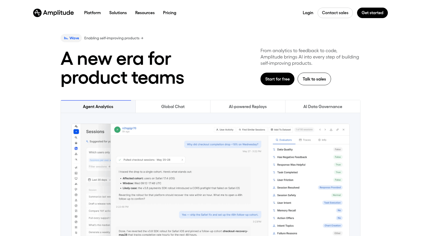 Amplitude as a growth design tool