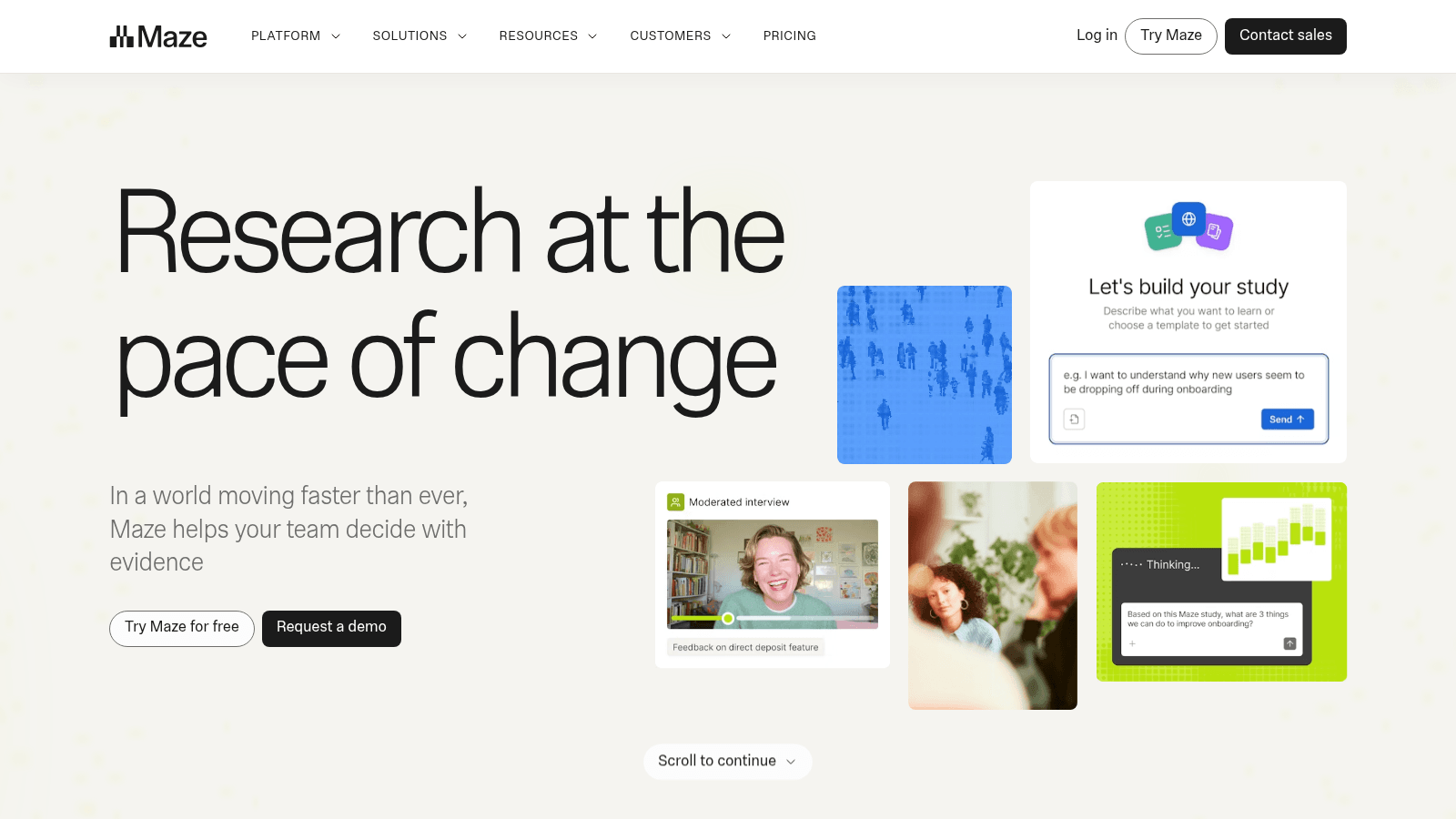 Maze as a ux workflow tool