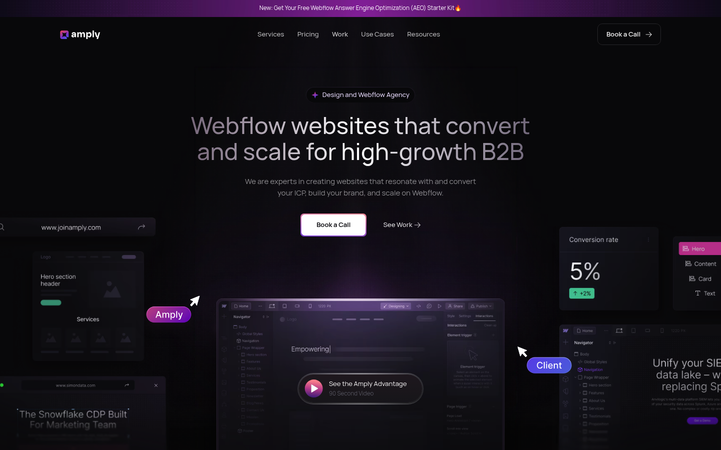 Amply as a top b2b web design agency