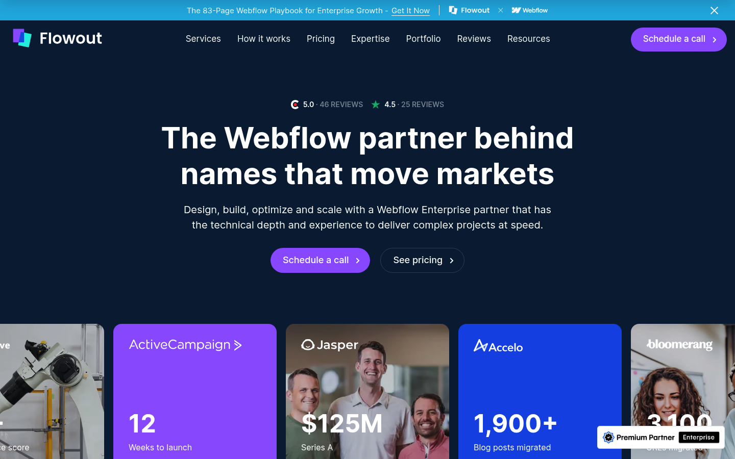 Flowout as a top saas web design agency
