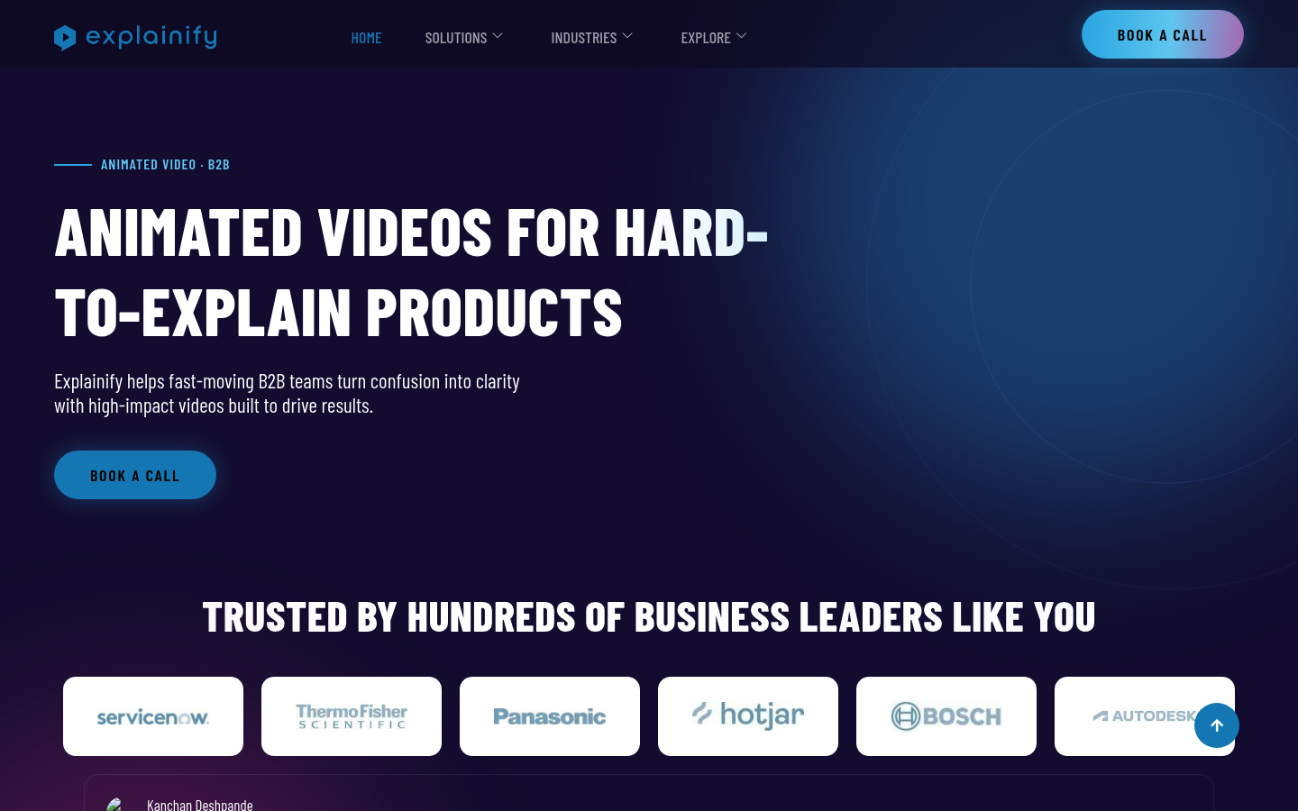 Explainify as a top video animation agency