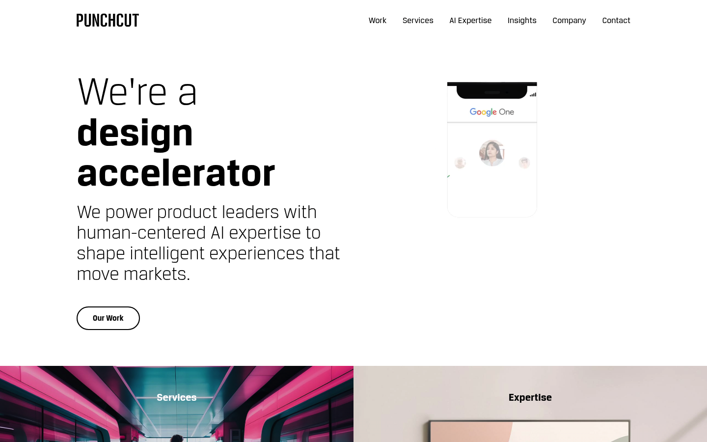 Punchcut as a top ai product design agency