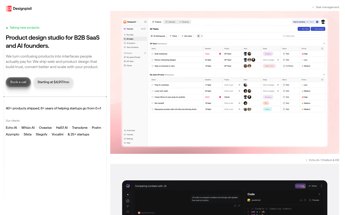 Designpixil as a top ai product design agency