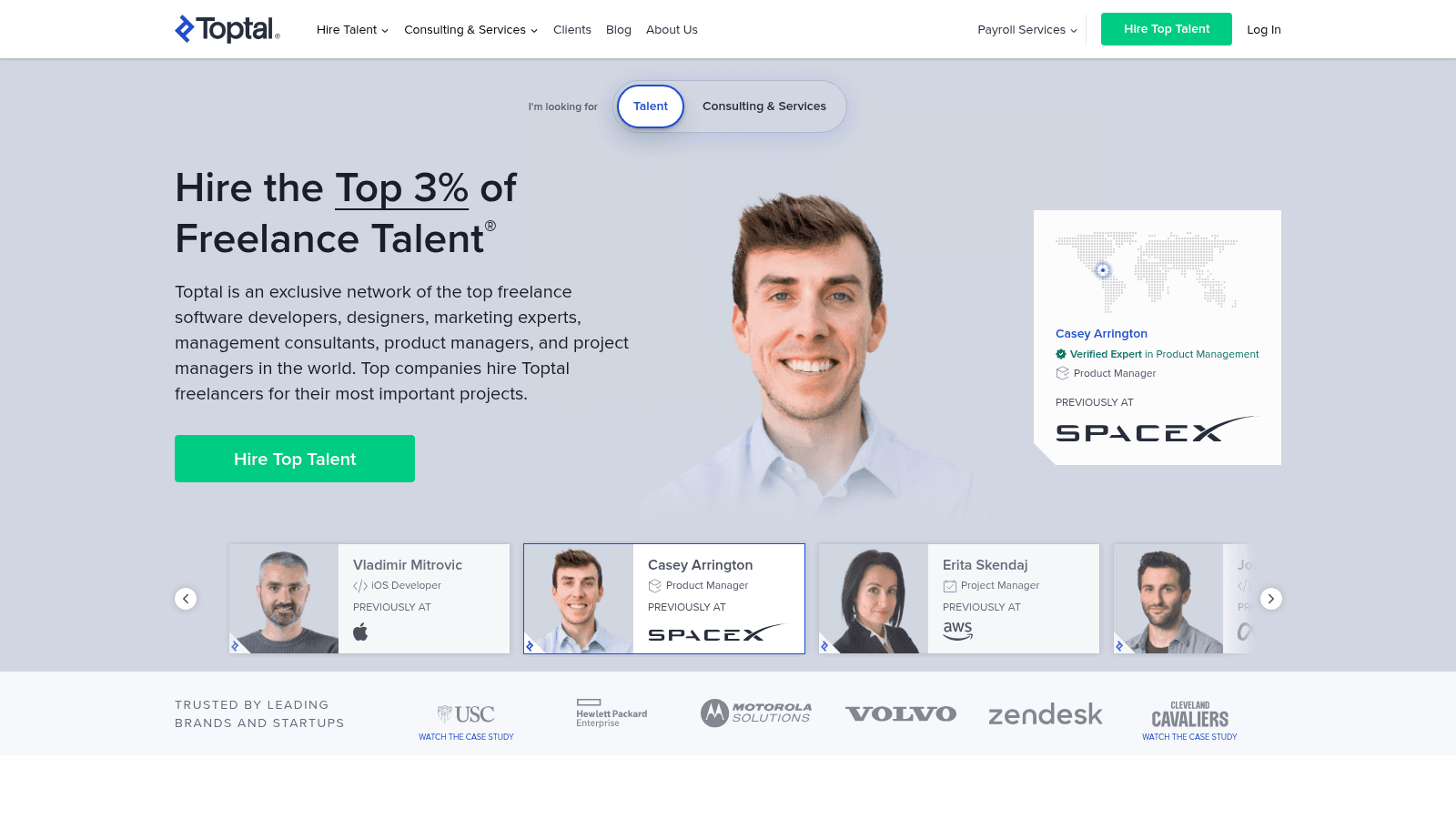 Toptal as a top outsource design agency